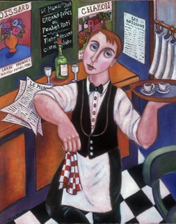 French-Waiter-Kitchen-Art-Les-Boisons